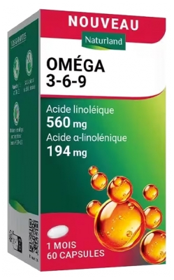 Naturland Oméga 3-6-9 60 Unités