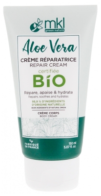 MKL Green Nature Aloe Vera Crème pour le Corps Réparatrice Bio 150 ml