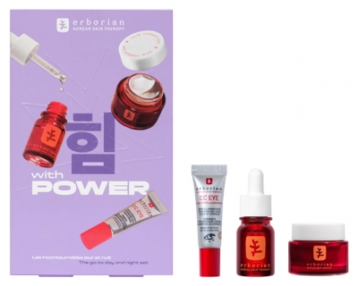 Erborian Coffret Les Incontournables Jour et Nuit With Power - Teinte : Doré