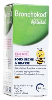 Bronchokod Naturel Enfant Sirop Toux Grasse & Sèche 100 ml