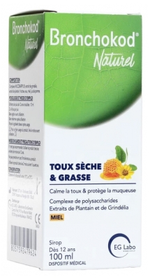 Bronchokod Naturel Sirop Toux Grasse & Sèche 100 ml
