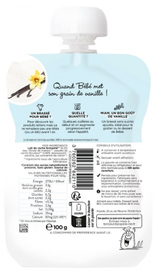 Popote Le Brassé Vanille Bio 100 g