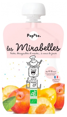Popote Gourde Les Mirabelles Bio Dès 4/6 Mois 120 g
