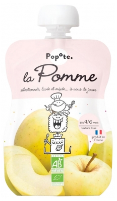 Popote Gourde La Pomme Bio Dès 4/6 Mois 120 g