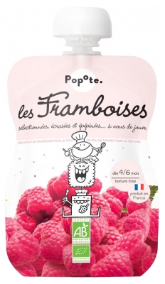 Popote Gourde Les Framboises Bio Dès 4/6 Mois 120 g