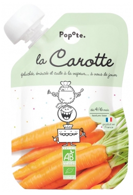 Popote Gourde La Carotte Bio Dès 4/6 Mois 120 g