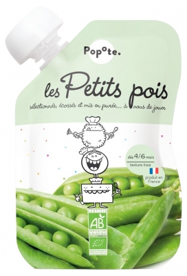 Popote Gourde Les Petits Pois Bio Dès 4/6 Mois 120 g