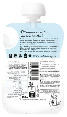Popote Le Brassé Nature Bio 100 g