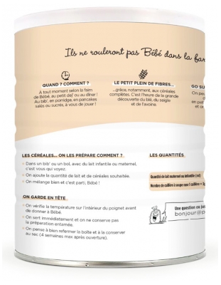 Popote Le Blé L'Avoine et Le Seigle Les Céréales Dès 6 Mois Bio 220 g