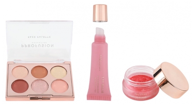Profusion Cosmetics Pamper Chic Coffret Trio pour Lèvres et Yeux