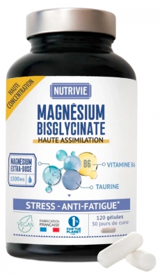 Nutrivie Magnésium Bisglycinate 1500 mg 120 Unités