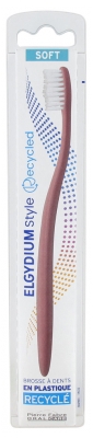 Pierre Fabre Oral Care Elgydium Style Recycled – Brosse à Dents en Plastique Recyclé 1 U - Couleur : Rose