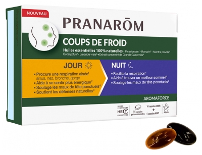 Pranarôm Aromaforce Coups de Froid 10 Unités Jour + 5 Unités Nuit