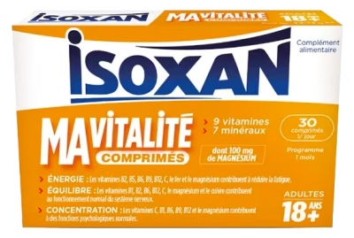 Isoxan Ma Vitalité Adulte 18+ 30 Unités