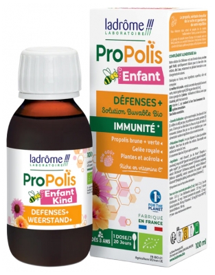 Ladrôme Propolis Enfant Solution Buvable Immunité Biologique 100 ML