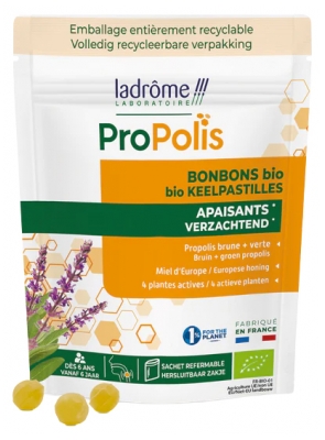 Ladrôme Propolis Bonbons Apaisants Bio 50 Grammes