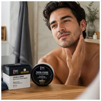 Osma Tradition Savon à Barbe Toutes Peaux 130 g
