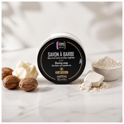 Osma Tradition Savon à Barbe Toutes Peaux 130 g