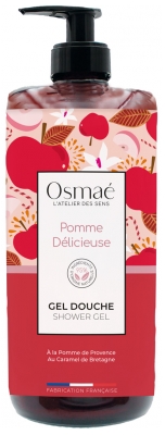 Osmaé Gel Douche Pomme Délicieuse de 1 Litre