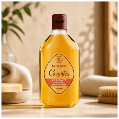Cavaillès Huile de Douche Veloutante Peaux Sensibles 250 ml