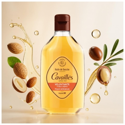 Cavaillès Huile de Douche Veloutante Peaux Sensibles 250 ml