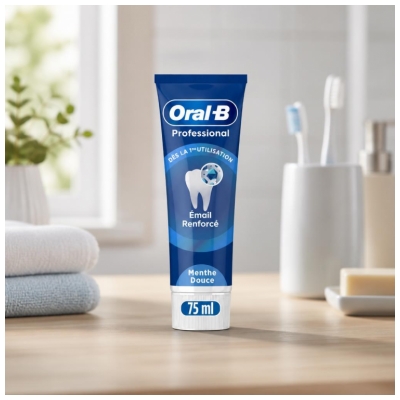Oral-B Professional Dentifrice Émail Renforcé Menthe Douce 75 ml