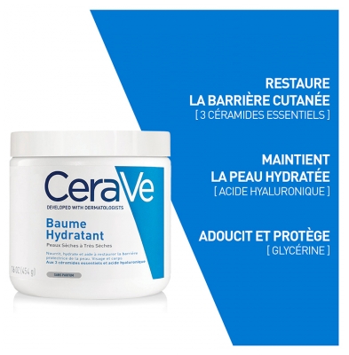 CeraVe Baume Hydratant - Peaux Sèches à Très Sèches 454 ml