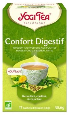 Yogi Tea Confort Digestif Bio 17 Sachets de 1,8 g
