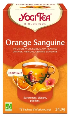 Yogi Tea Orange Sanguine Bio 17 sachets de 2 g