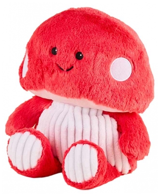 Soframar Cozy Peluches Champignon Rose Bouillotte Déhoussable