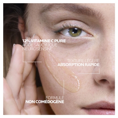 La Roche-Posay Pure Vitamin C12 Sérum Anti-Rides et Éclat 30 ml + Routine Peau Revitalisée Offerte
