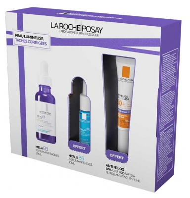 La Roche-Posay Mela B3 Sérum Concentré Intensif Anti-Taches Anti-Récidive 10% Niacinamide 30 ml + Routine Peau Lumineuse Offerte
