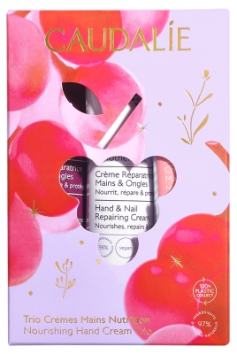 Caudalie Coffret Trio Crèmes pour les Mains & Ongles Nutrition