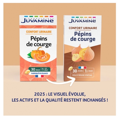 Juvamine Promesses Santé Pépins de Courge 30 Capsules