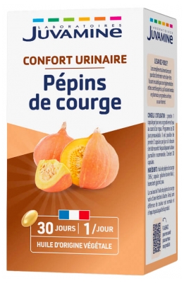 Juvamine Promesses Santé Pépins de Courge 30 Capsules