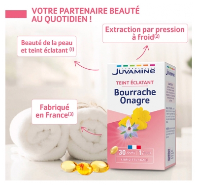 Juvamine Bourrache Onagre 30 Unités