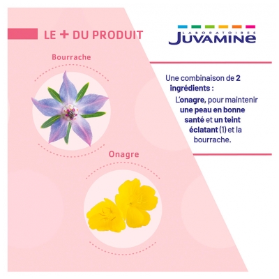 Juvamine Bourrache Onagre 30 Unités