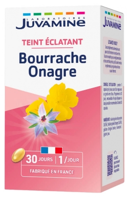 Juvamine Bourrache Onagre 30 Unités