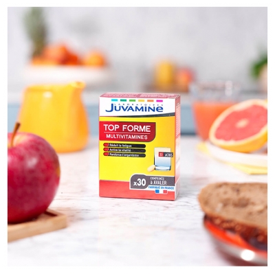 Juvamine Top Forme Multivitamines 30 Comprimés à Avaler