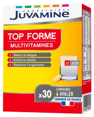 Juvamine Top Forme Multivitamines 30 Comprimés à Avaler