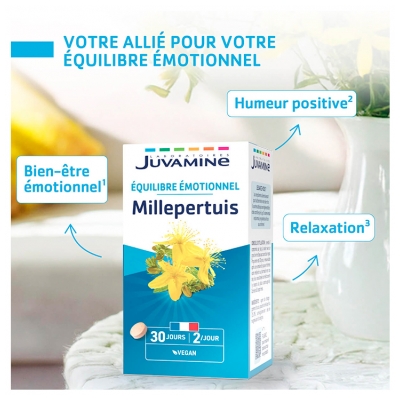 Juvamine Millepertuis Équilibre Émotionnel 30 Comprimés