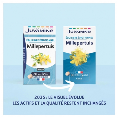 Juvamine Millepertuis Équilibre Émotionnel 30 Comprimés