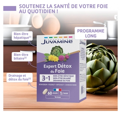 Juvamine Expert Détox du Foie 60 Unités