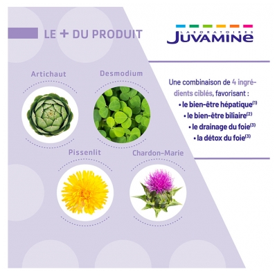 Juvamine Expert Détox du Foie 60 Unités