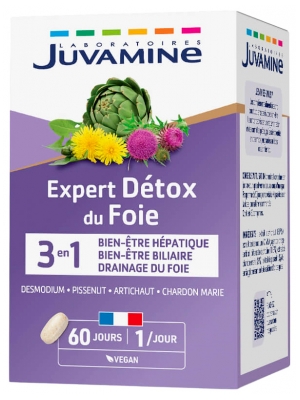 Juvamine Expert Détox du Foie 60 Unités