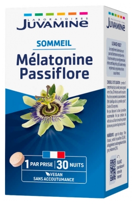 Juvamine Mélatonine Passiflore 30 Unités