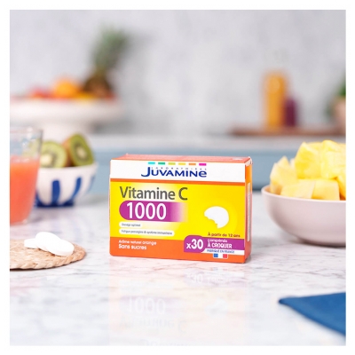 Juvamine Vitamine C 1000 30 Unités à Croquer 