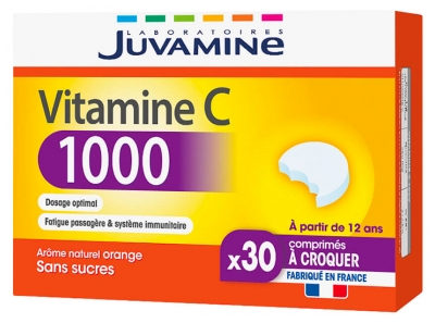 Juvamine Vitamine C 1000 30 Unités à Croquer 