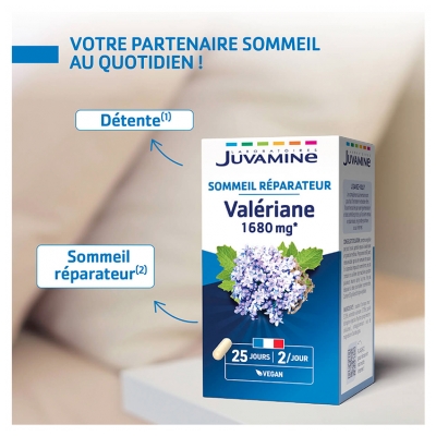 Juvamine Valériane 1680 mg 50 Unités