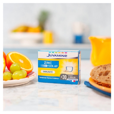 Juvamine Zinc 100% AR Immunité 30 Gélules